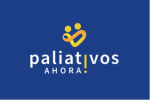 Logo Paliativos ahora! fondo azul